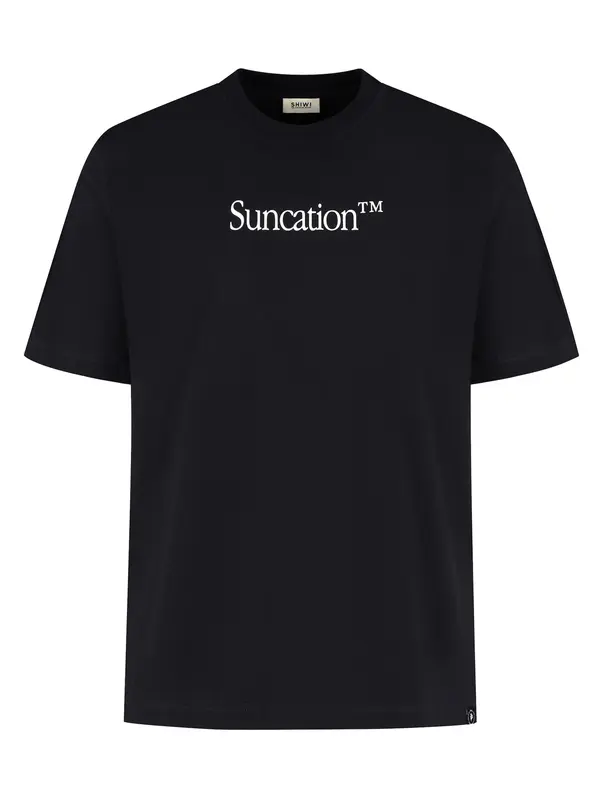 Shiwi Shiwi Majica 'Finn Suncation'  črna / bela
