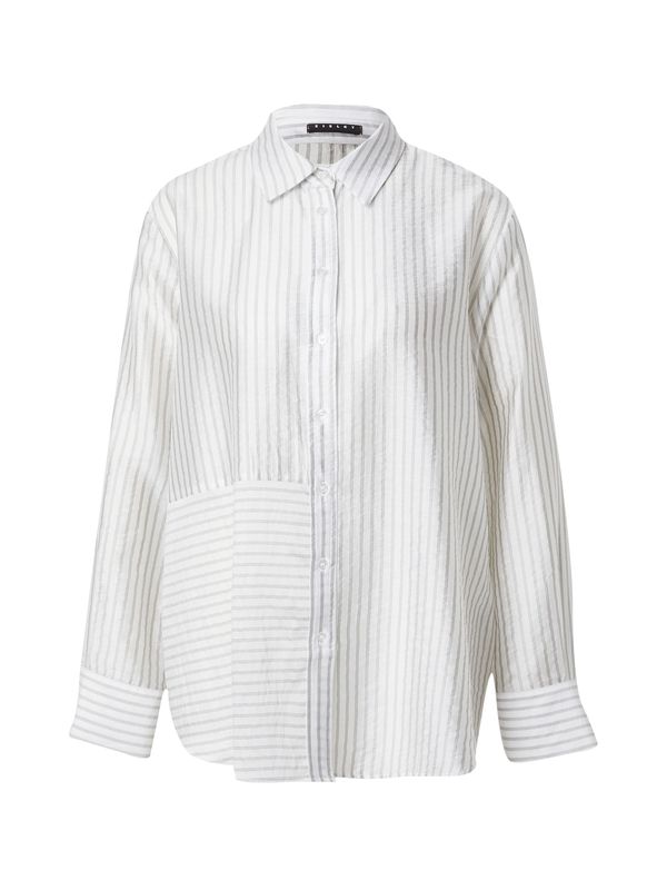 Sisley Sisley Bluza  siva / bela