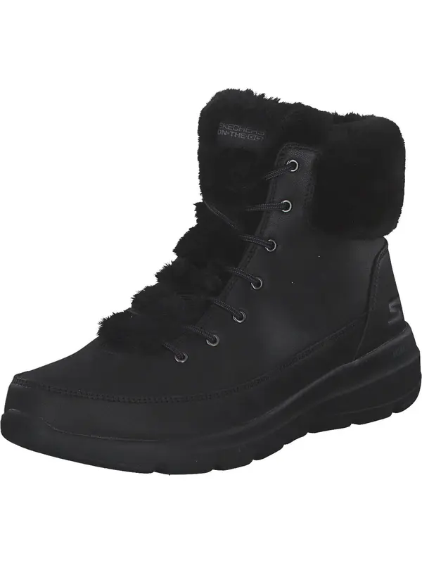 SKECHERS SKECHERS Gležnarji z vezalkami 'GLACIAL ULTRA - WONDERLAND'  črna