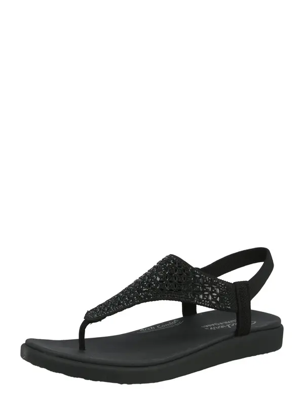 SKECHERS SKECHERS Japonke 'Meditation Luxe'  črna