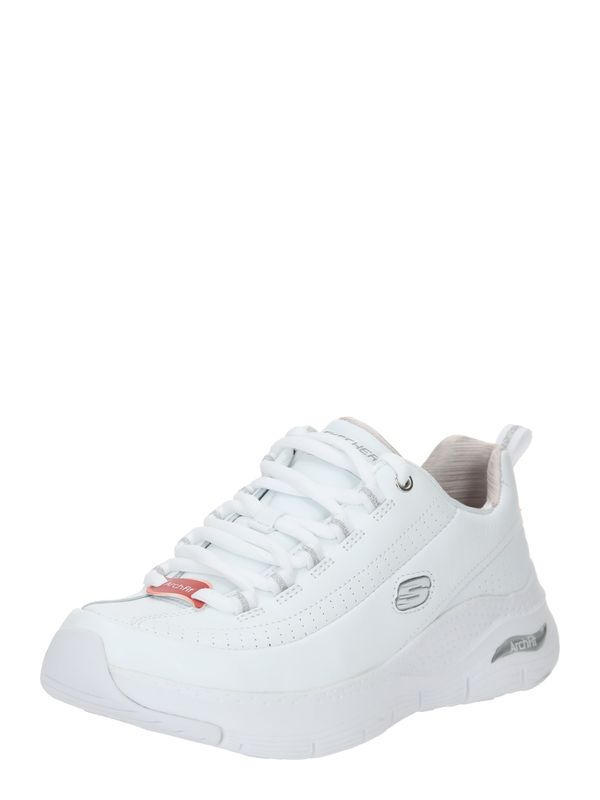 SKECHERS SKECHERS Nizke superge 'Arch Fit Citi Drive'  srebrna / bela