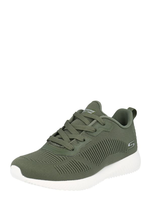 SKECHERS SKECHERS Nizke superge 'Bob Squad'  temno zelena / bela