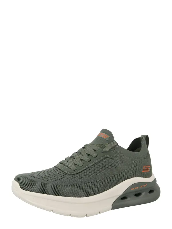 SKECHERS SKECHERS Nizke superge 'Bobs ARC Waves 2.0-Class Form'  oliva / oranžna