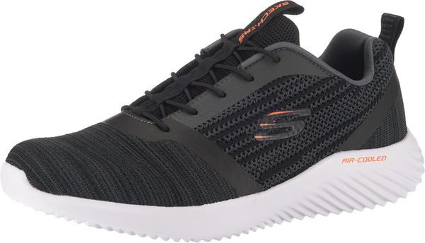 SKECHERS SKECHERS Nizke superge 'Bounder'  pegasto siva / temno oranžna / črna