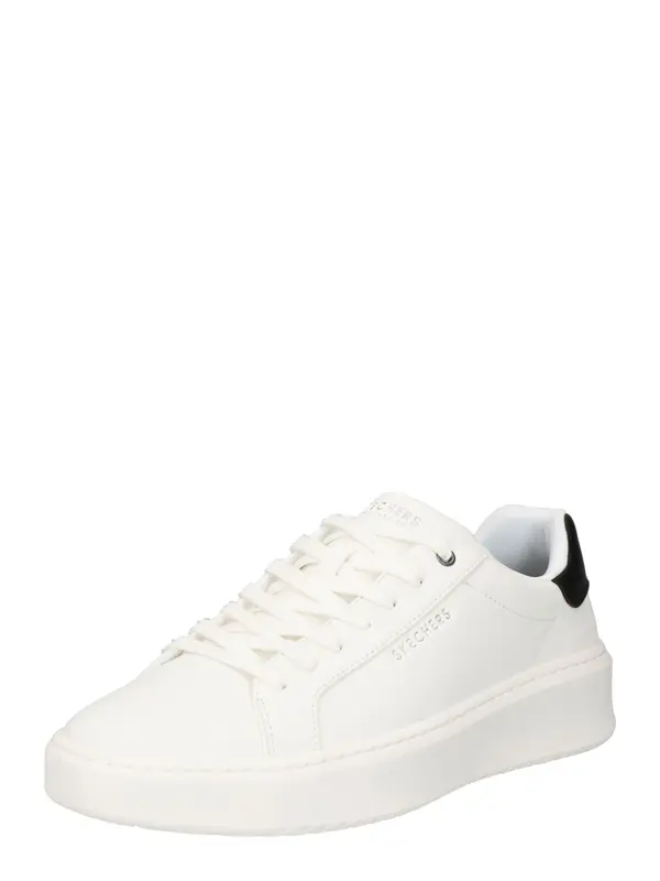 SKECHERS SKECHERS Nizke superge 'COURT BREAK'  črna / bela