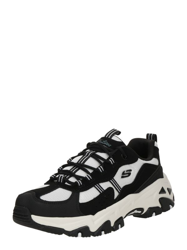 SKECHERS SKECHERS Nizke superge 'D LITES HIKER'  črna / bela