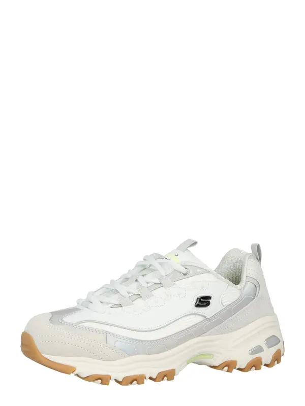 SKECHERS SKECHERS Nizke superge 'DAZZLING SHINE'  svetlo siva / srebrna / bela