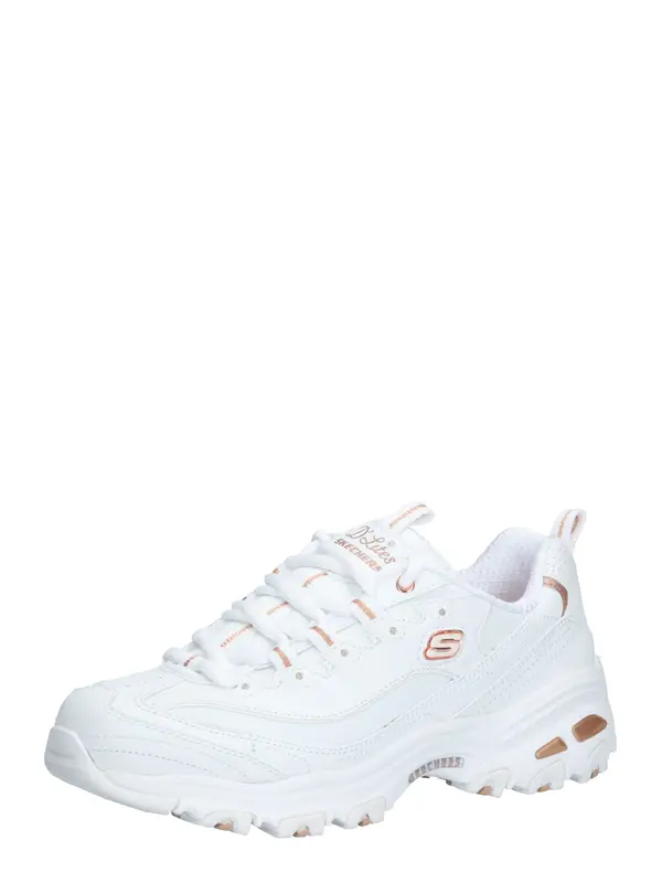 SKECHERS SKECHERS Nizke superge 'D'Lites'  rožnato zlata / bela