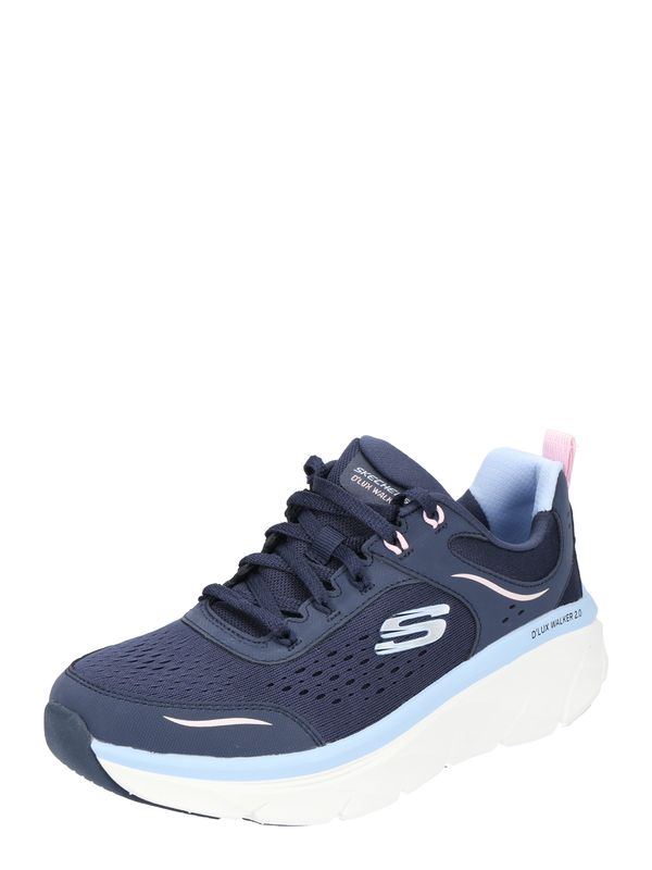 SKECHERS SKECHERS Nizke superge 'D'LUX WALKER 2.0 - DAISY DOLL'  marine / pastelno modra / pastelno roza