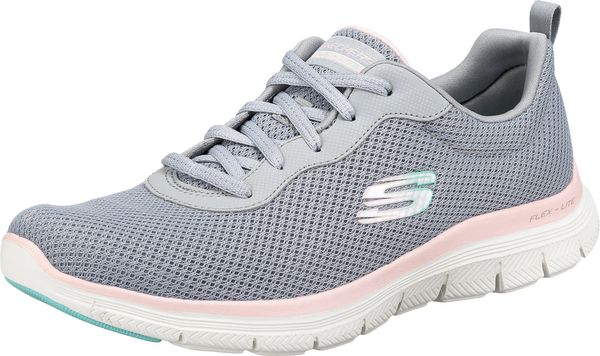 SKECHERS SKECHERS Nizke superge 'Flex Appeal 4.0'  voda / siva / roza