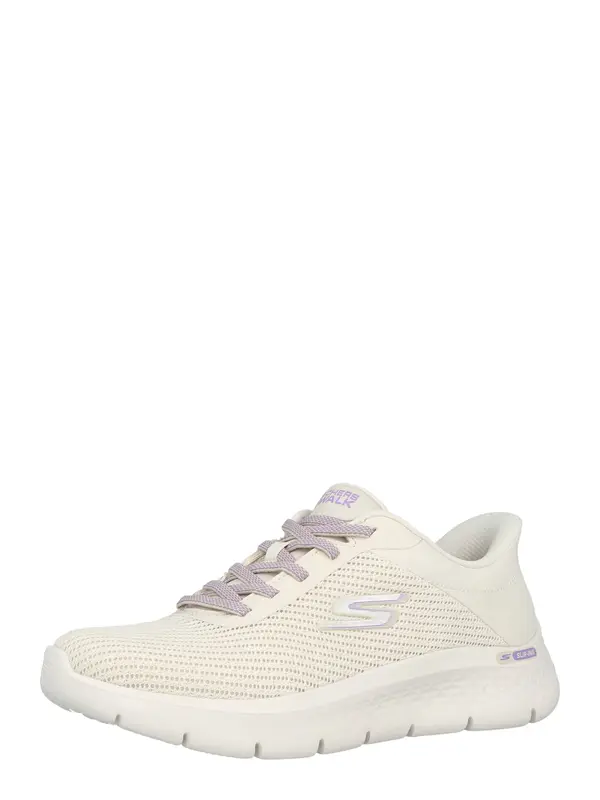 SKECHERS SKECHERS Nizke superge 'GO WALK FLEX - CARLA'  lila / srebrna / off-bela