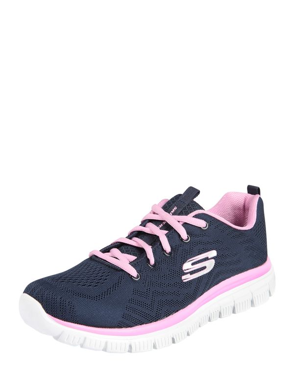 SKECHERS SKECHERS Nizke superge 'Graceful Get Connected'  mornarska / roza / bela
