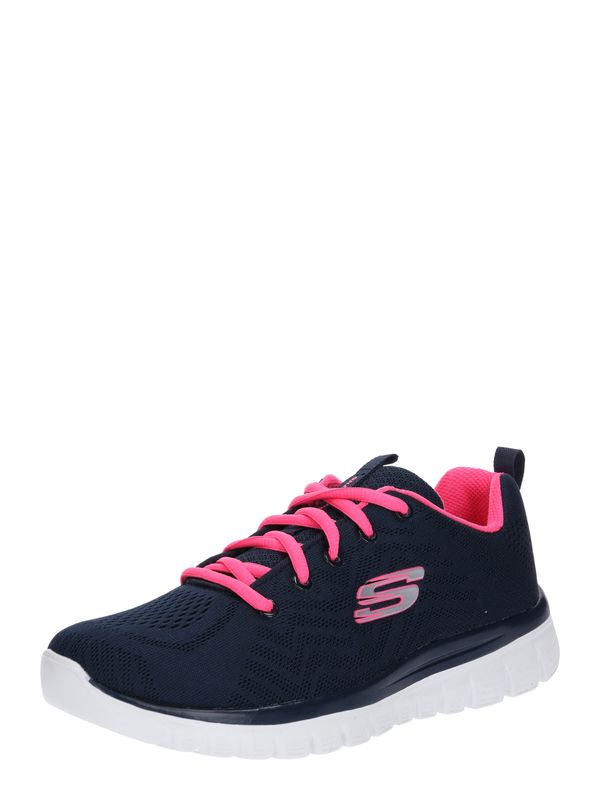 SKECHERS SKECHERS Nizke superge 'Graceful Get Connected'  mornarska / siva / roza