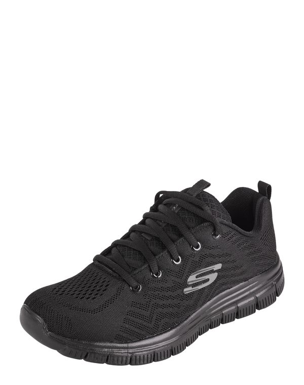 SKECHERS SKECHERS Nizke superge 'Graceful Get Connected'  siva / črna