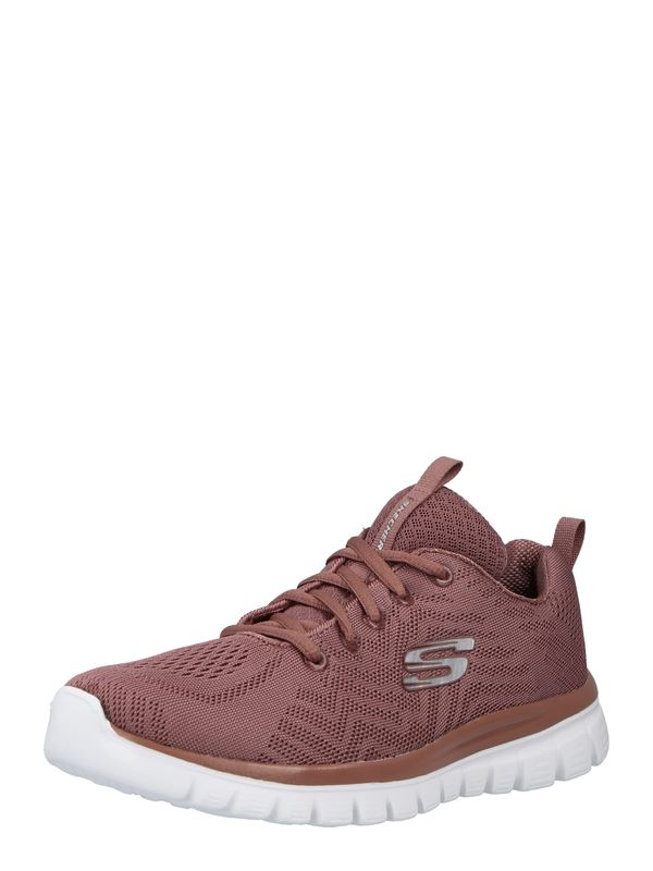 SKECHERS SKECHERS Nizke superge 'Graceful Get Connected'  staro roza / srebrna