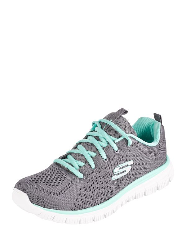 SKECHERS SKECHERS Nizke superge 'Graceful Get Connected'  temno siva / meta / bela