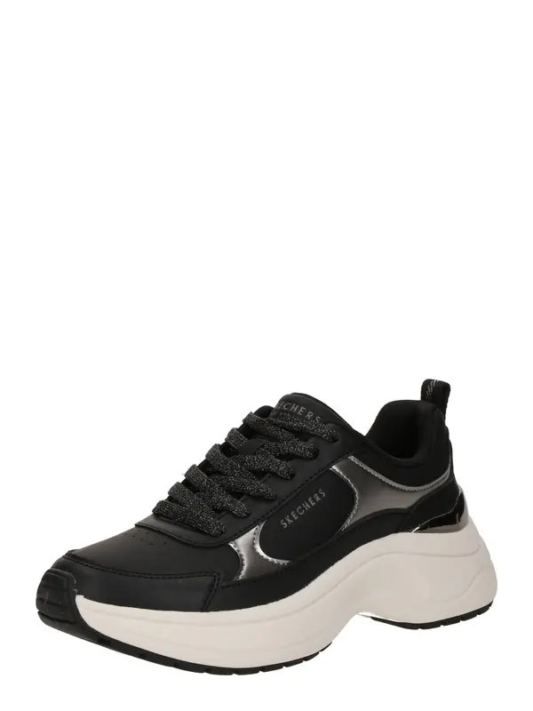 SKECHERS SKECHERS Nizke superge 'Hazel 2'  črna / srebrna