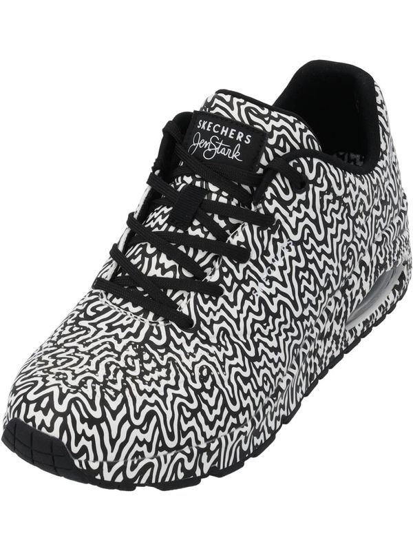 SKECHERS SKECHERS Nizke superge 'Infinite Drip'  črna / bela