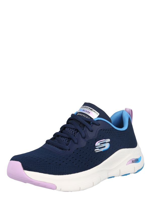 SKECHERS SKECHERS Nizke superge  mornarska / nebeško modra / siva / majnica