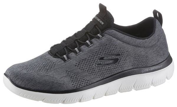 SKECHERS SKECHERS Nizke superge 'Summits Louvin'  dimno-siva / črna