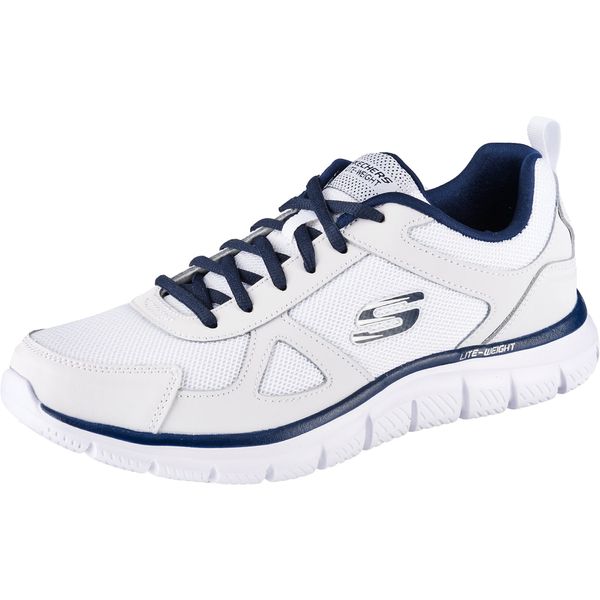 SKECHERS SKECHERS Nizke superge 'Track - Scloric'  mornarska / bela
