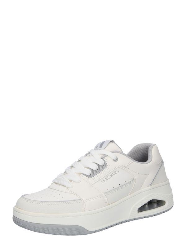 SKECHERS SKECHERS Nizke superge 'UNO COURT'  svetlo siva / bela