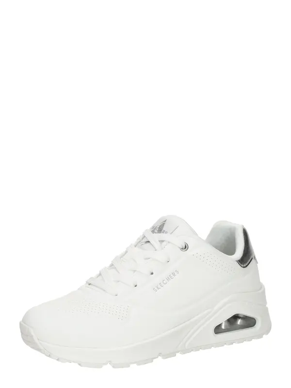 SKECHERS SKECHERS Nizke superge 'Uno - Golden Air'  srebrna / bela