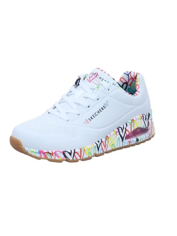 SKECHERS SKECHERS Nizke superge 'Uno - Loving Love'  modra / rumena / roza / bela