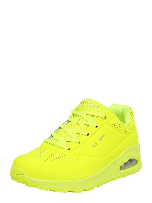 SKECHERS SKECHERS Nizke superge 'Uno - Night Shades'  neonsko rumena