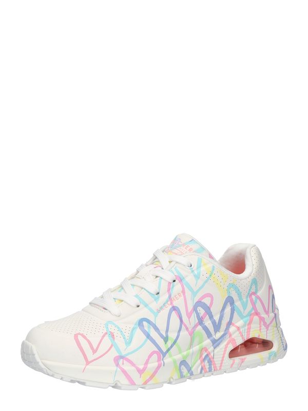 SKECHERS SKECHERS Nizke superge 'UNO-SPREAD THE LOVE'  modra / svetlo modra / roza / bela