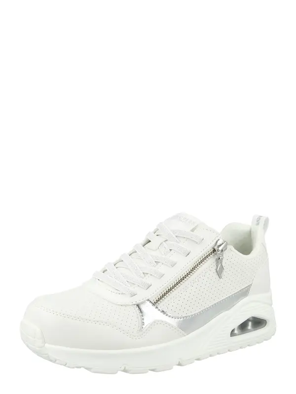 SKECHERS SKECHERS Nizke superge 'UNO'  srebrna / bela