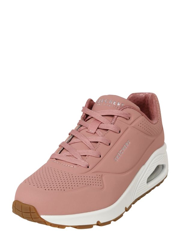 SKECHERS SKECHERS Nizke superge 'Uno Stand On Air'  staro roza / srebrna