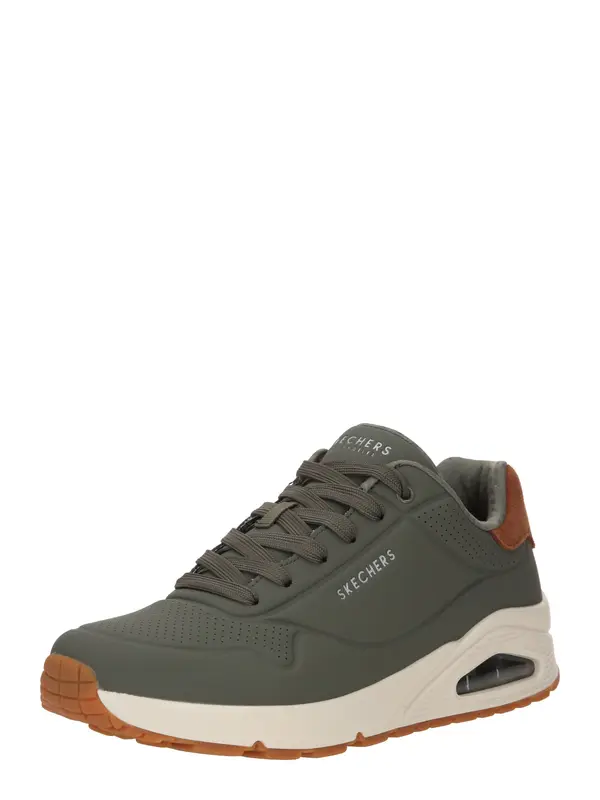 SKECHERS SKECHERS Nizke superge 'Uno - Suited On Air'  oliva / bela