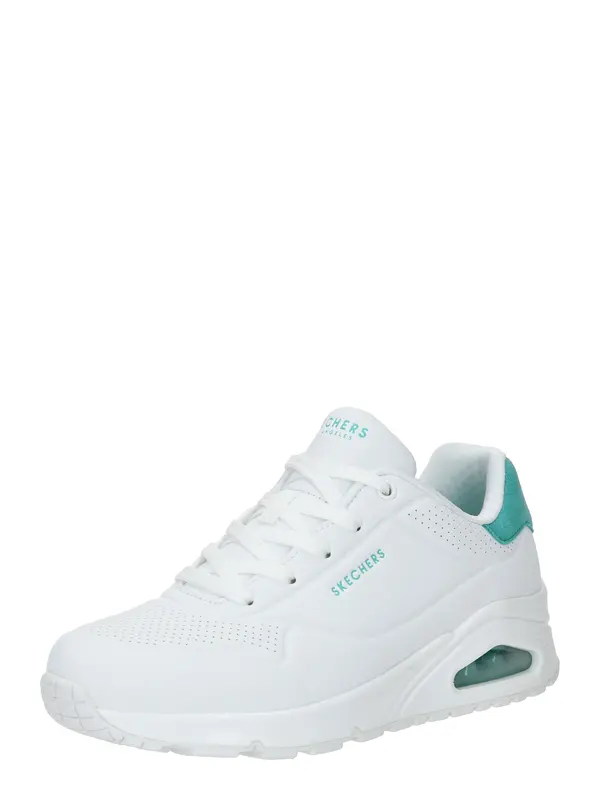 SKECHERS SKECHERS Nizke superge 'Uno'  turkizna / bela
