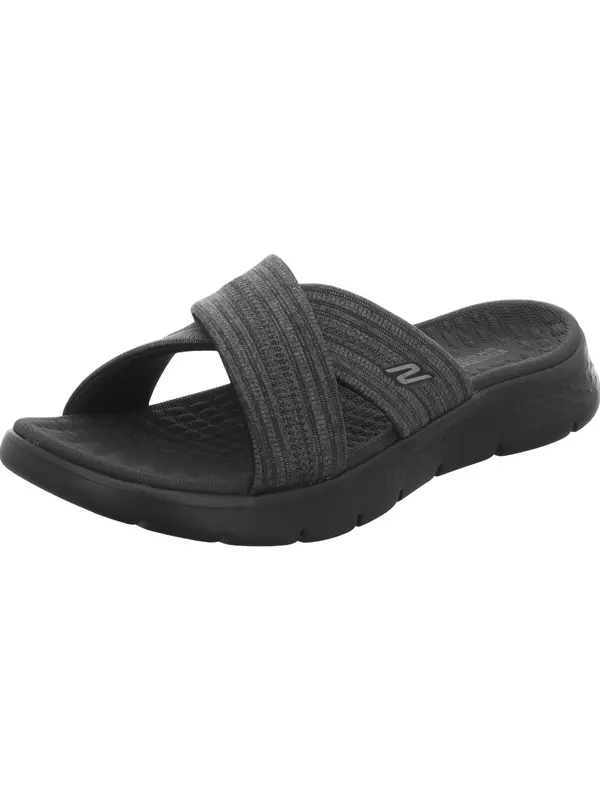 SKECHERS SKECHERS Nizki natikači 'Go Walk Flex'  siva / črna