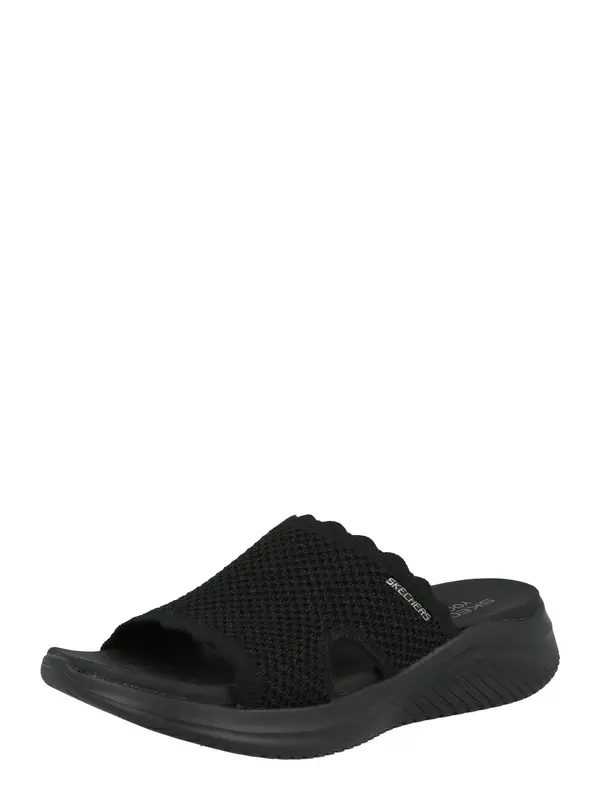 SKECHERS SKECHERS Nizki natikači 'Ultra Flex'  črna / bela