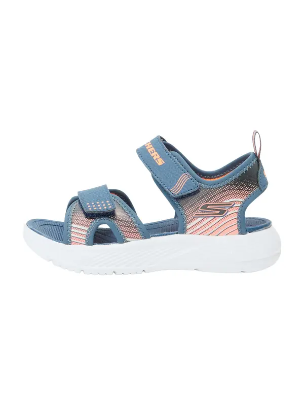 SKECHERS SKECHERS Odprti čevlji 'MICROSPEC-SPLASH'  mornarska / oranžna / bela