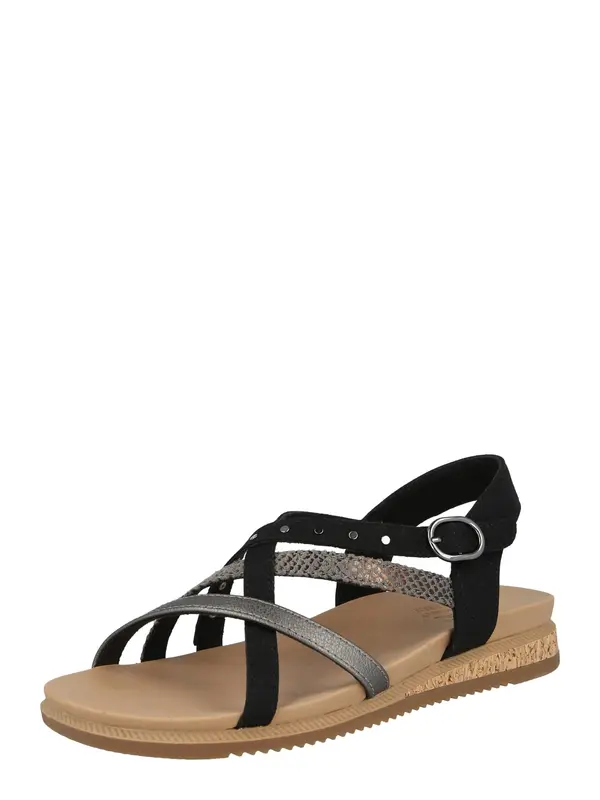 SKECHERS SKECHERS Sandali 'DESERT KISS - SEASIDE'  svetlo siva / črna