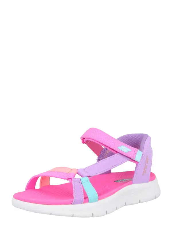 SKECHERS SKECHERS Sandali 'Go Walk Flex'  turkizna / majnica / marelica / roza