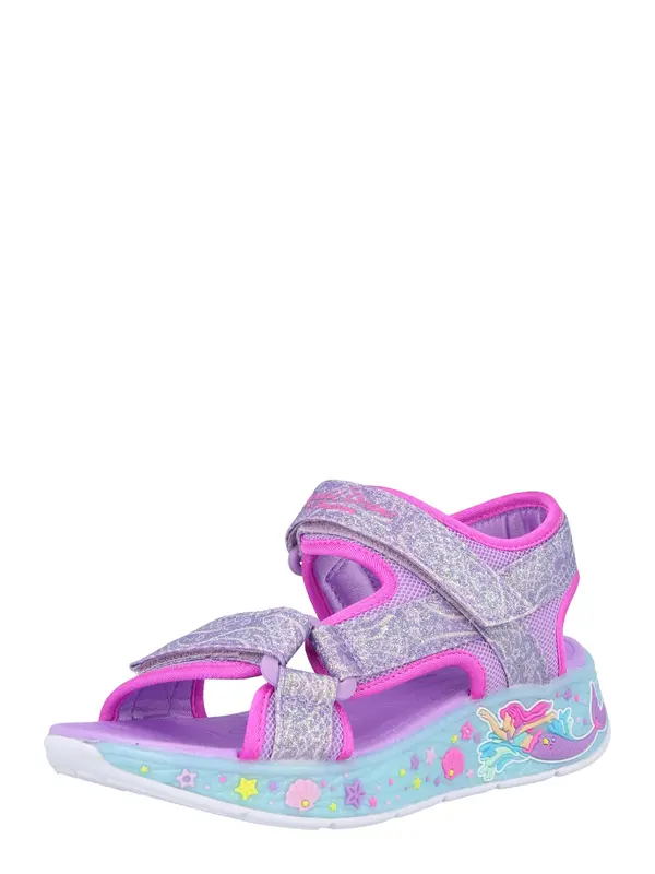SKECHERS SKECHERS Sandali 'MERMAID DREAMS'  majnica / sivka / neonsko lila / srebrna