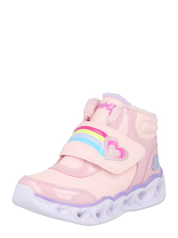 SKECHERS SKECHERS Škornji 'HEART RAINBOW'  svetlo modra / roza / roza / rdeča