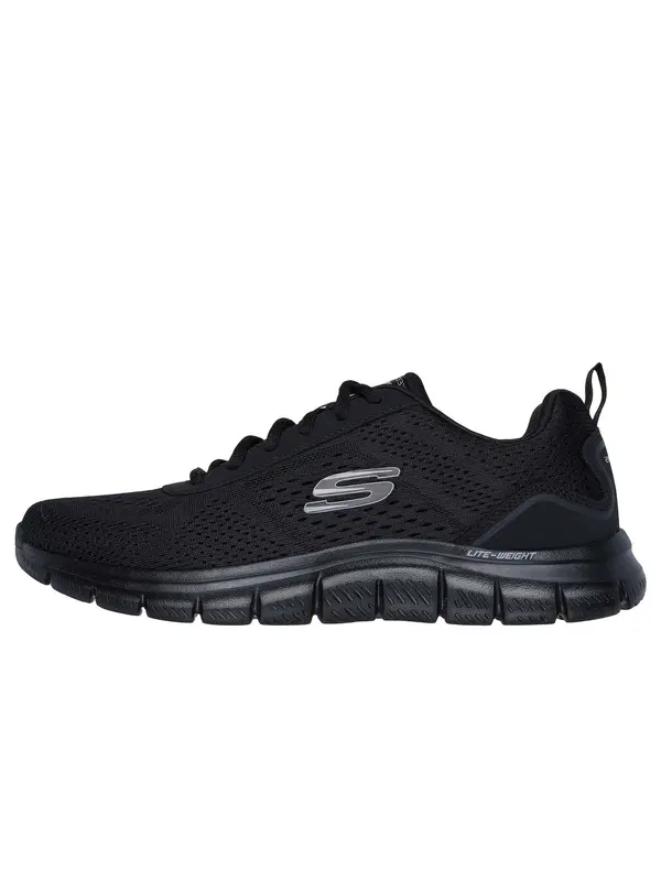 SKECHERS SKECHERS Športni čevelj 'TRACK - LESHUR'  siva / črna
