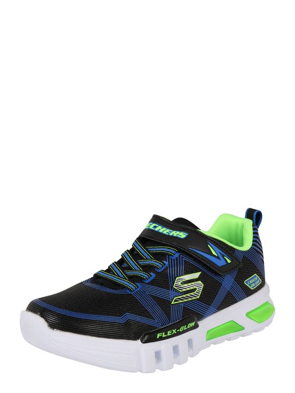 SKECHERS SKECHERS Superge 'Flex Glow'  kraljevo modra / kivi / črna