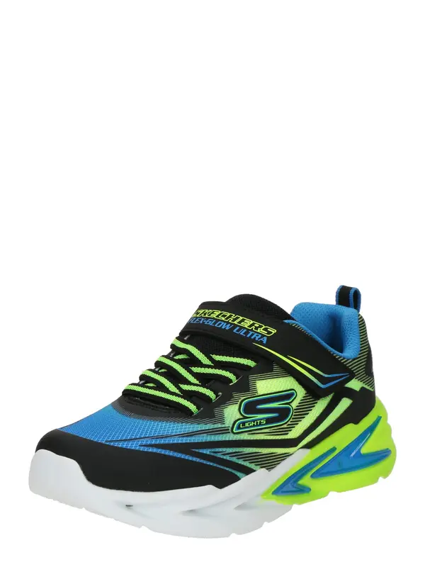 SKECHERS SKECHERS Superge 'FLEX-GLOW ULTRA'  modra / zelena / črna
