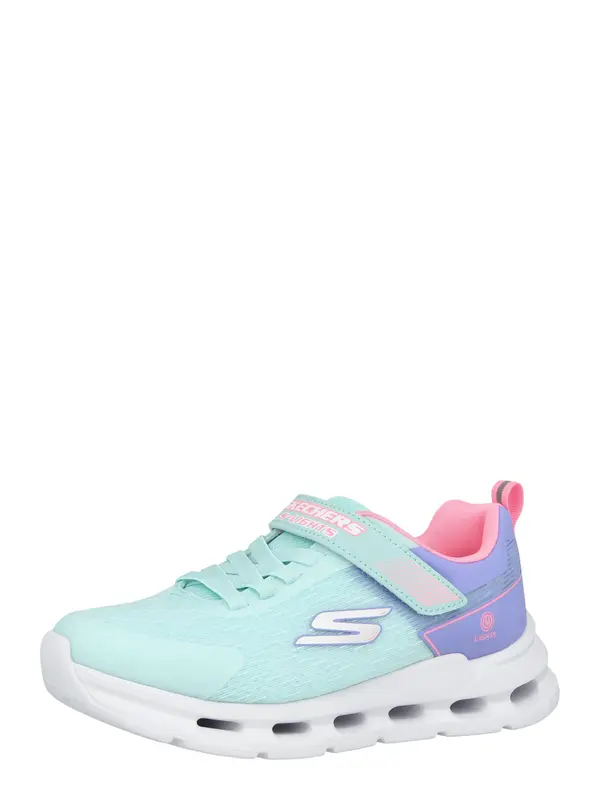 SKECHERS SKECHERS Superge 'GLIDE-STEP LIGHTS'  meta / sivka / svetlo roza / bela