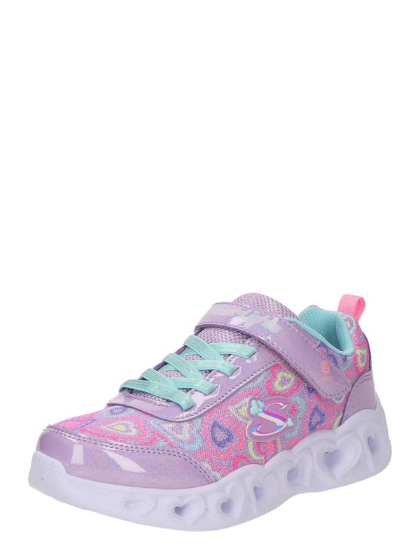 SKECHERS SKECHERS Superge 'HEART LIGHTS - BOOGIE LOVE'  voda / vijolično modra / sivka / svetlo roza