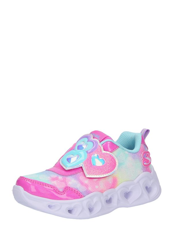 SKECHERS SKECHERS Superge 'HEART LIGHTS - LOVIN REFLECTION'  voda / pastelno lila / roza