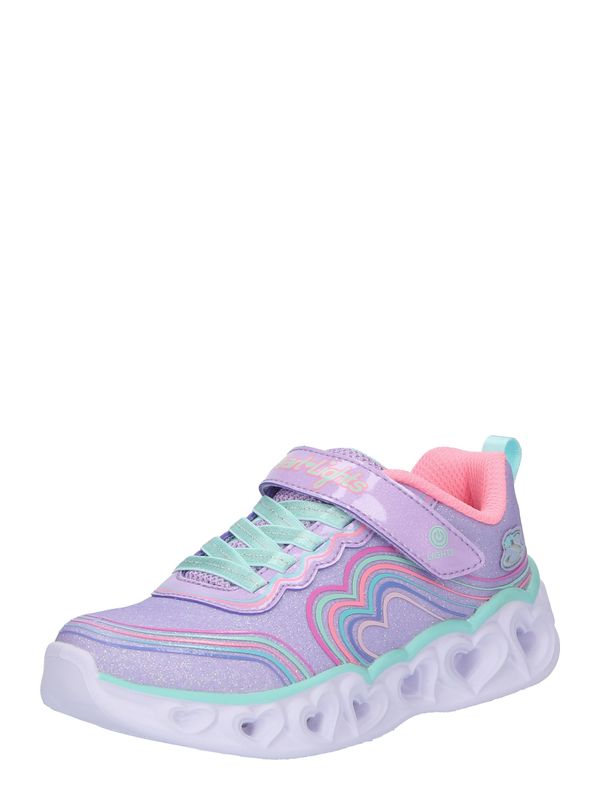 SKECHERS SKECHERS Superge 'HEART LIGHTS'  svetlo modra / lila / roza / srebrna