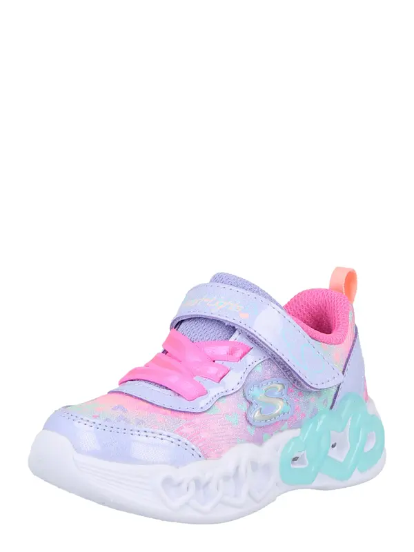 SKECHERS SKECHERS Superge 'INFINITE HEART LIGHTS - HEART'  azur / sivka / svetlo roza / bela