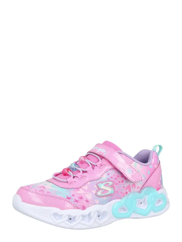 SKECHERS SKECHERS Superge 'INFINITE HEART LIGHTS'  nebeško modra / eozin / pastelno roza / srebrna